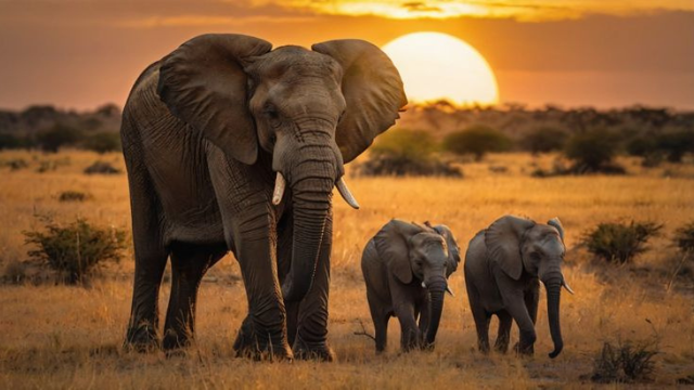 非洲象:陆地最大哺乳动物的记忆