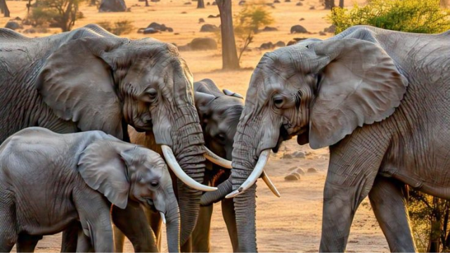 非洲象:陆地最大哺乳动物的记忆